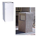dVault White Curbside Package Delivery Vault