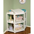 Badger Basket White Diaper Corner Changing Table