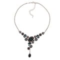 NEXTE Jewelry Silvertone Blue Beaded 'Evil Eye' Necklace
