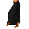 Solid Black Sarong (Indonesia)