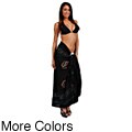 Triple-embroidered 100-percent Rayon Sarong - Hand-crafted in Indonesia