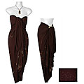 Rayon Brown Sarong (Indonesia)