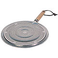 Hardened Tin Wood Handle Simmer Plate/ Heat Diffusers (Pack of 4)