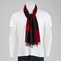Himalaya Trading Co. Men's Buffalo Plaid Cashmere Scarf