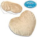 Soothera Therapeutic Hot/ Cold Heart Pillow/ White Swan Eye Mask
