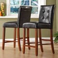 ETHAN HOME Hutton Faux Leather Counter Height Stool (Set of 2)