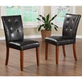ETHAN HOME Hutton Faux Leather Upholstered Dining Chair (Set of 2)