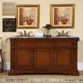 Silkroad Exclusive Oakdale Bathroom Double Sink Vanity