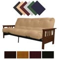 Provo Full Mission-style Frame/ Mattress Futon Set