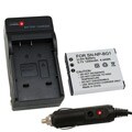 Camera Battery and Charger for Sony Cybershot BG1 DSC-W120