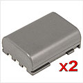Premium NB-2LH Batteries for Canon Eos Rebel XT Xti (Set of 2)