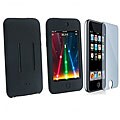 Black Skin Case and Screen Cover for iPod Touch 8GB/ 16GB/ 32GB