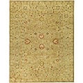 Handmade Majesty Light Brown/ Beige Wool Rug (12' x 18')