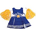 Springfield Collection Blue/ White Cheerleader 18-inch Doll Outfit