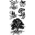 Inkadinkado 4x8 Utopiary Clear Stamps Sheet