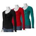 Tresics Brand Junior's Long-sleeve Ribbed Shirt