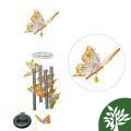 Solar-powered Color-changing Butterfly Wind Chime