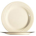Cardinal International 10.62-in White Cypress Plates (Case of 24)
