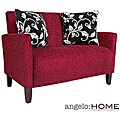 angelo:HOME Sutton Bixby Cherry Red Loveseat