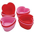 Wilton Silicone 'Mini Heart' Baking Cups (Pack of 12)