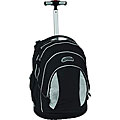 J World Kid's Black Rolling Ergonomic Backpack