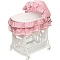 Portable 2-in-1 Bassinet and Cradle with Toy Box Base