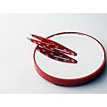 Tweezerman 8791 Red and White Tweezers and Mirror Set