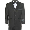 Ferrecci Boy's Black 3-piece Tuxedo