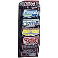 Safco Onyx 5-pocket Literature/ Magazine Rack