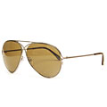 Tom Ford 'Peter TF 142/S' Unisex Gold Designer Aviator Sunglasses