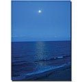 David 'Blue Waves II' Gallery-wrapped Canvas Art