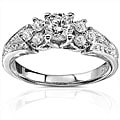 14k Gold 7/8ct TDW Round-Cut Diamond Ring (H-I, I1-I2)