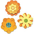 Sizzix Sizzlits 'Flower Layers' Die Set (Package of 3)
