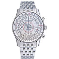 Breitling Men's 'Montbrillant Datora' Steel Chronograph Watch
