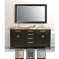 Espresso Birch 72-inch Double-sink Bathroom Vanity