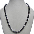 Black Freshwater Pearl 36-inch Strand (7.5-8 mm)
