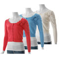 Ci Sono by Adi Junior's Rosette Cardigan