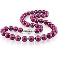 Miadora Cranberry FW Pearl 18-inch Strand (9-10 mm)