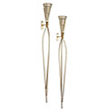 Wire Torch Candle Sconce Set