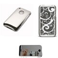 Ultra-Thin Silver Metallic Finish Case w/ Mirror Screen Protector for iPhone 3G/ 3GS