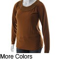 Everyday Brand Women's Plus Size Embellished Top