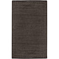 Hand-loomed Solid Brown Casual Salvador Wool Rug (8' x 11')
