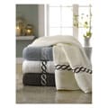 Embroidered Cable Egyptian Cotton 6-piece Towel Set