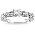 14k White Gold 1/2ct TDW Diamond Engagement Ring (H-I, I2-I3)