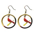 St Louis Cardinals Dangle Logo Earrings