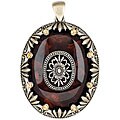 Blue Moon Global Nomad Resin Oval Pendant