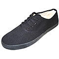 Women's Black Canvas Shoes (Case of 24 Pairs)