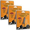 Set of 3 Screwz-All 4-in-1 Keyring Tools