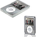 SKQUE iPod Nano 3G Silver Crystal Aluminum Case