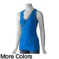 XOXO Junior's Chain Detail Knit Tank Top